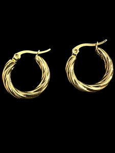 3 sizes of Small Hoop Earrings