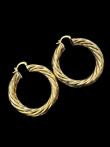 Medium and Large Hoop Earrings